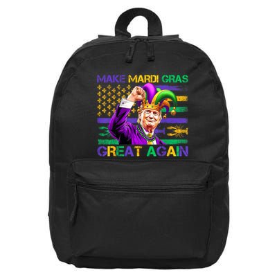Make Mardi Gras Great Again Us Flag Trump Mardi Gras Parade 16 in Basic Backpack