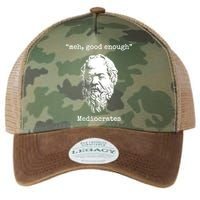 Memes Meh Good Enough Funny Meh Good Enough Mediocrates Demotivational Quote Legacy Tie Dye Trucker Hat