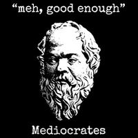 Memes Meh Good Enough Funny Meh Good Enough Mediocrates Demotivational Quote Sustainable Bucket Hat