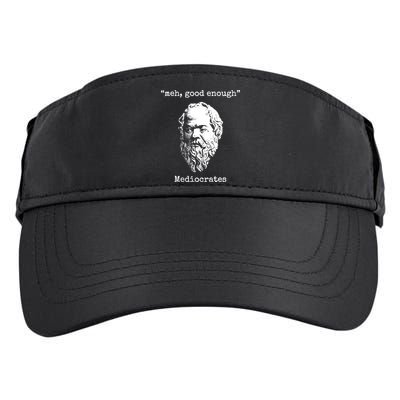 Memes Meh Good Enough Funny Meh Good Enough Mediocrates Demotivational Quote Adult Drive Performance Visor