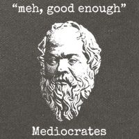 Memes Meh Good Enough Funny Meh Good Enough Mediocrates Demotivational Quote Cotton Canvas Backpack