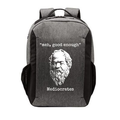 Memes Meh Good Enough Funny Meh Good Enough Mediocrates Demotivational Quote Vector Backpack