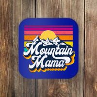 Mountain Mama Go Outdoor Adventure Hiking Camping Mom Gift Coaster