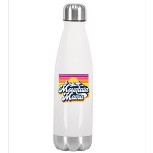 Mountain Mama Go Outdoor Adventure Hiking Camping Mom Gift Stainless Steel Insulated Water Bottle