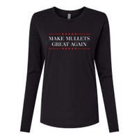 Make Mullets Great Again Womens Cotton Relaxed Long Sleeve T-Shirt