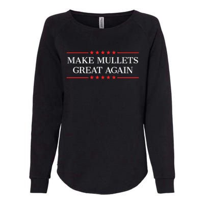 Make Mullets Great Again Womens California Wash Sweatshirt