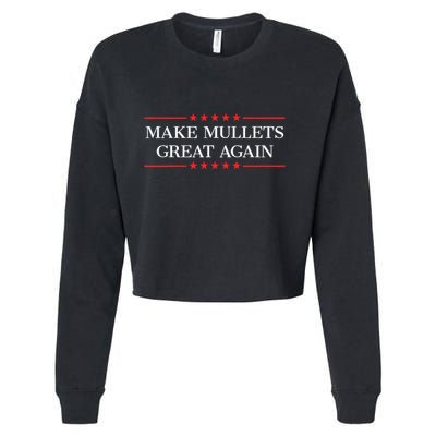 Make Mullets Great Again Cropped Pullover Crew