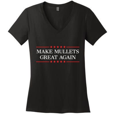 Make Mullets Great Again Women's V-Neck T-Shirt