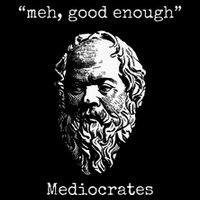 Mediocrates Meh Good Enough Lazy Logic Sloth Wisdom Valucap Bio-Washed Visor