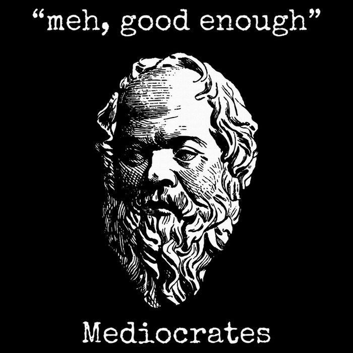 Mediocrates Meh Good Enough Lazy Logic Sloth Wisdom Wool Snapback Cap