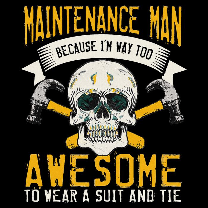 Maintenance Man Gifts Funny Technician Too Awesome Cooling Performance Crew T-Shirt