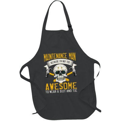 Maintenance Man Gifts Funny Technician Too Awesome Apron