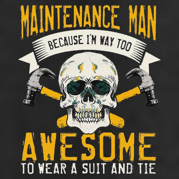 Maintenance Man Gifts Funny Technician Too Awesome 11oz C Handle Ceramic Mug