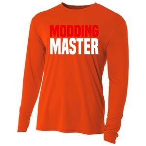 Modding Master Gift Joke Video Gaming Modding Game Mods Gift Cooling Performance Long Sleeve Crew