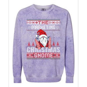 Marketing Matching Group Christmas Gnome Ugly Great Gift Colorblast Crewneck Sweatshirt