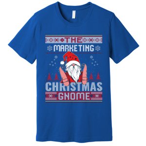 Marketing Matching Group Christmas Gnome Ugly Great Gift Premium T-Shirt