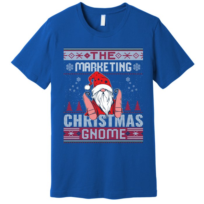 Marketing Matching Group Christmas Gnome Ugly Great Gift Premium T-Shirt