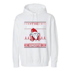 Marketing Matching Group Christmas Gnome Ugly Great Gift Garment-Dyed Fleece Hoodie