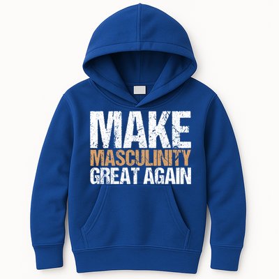 Make Masculinity Great Again Dad Brother Uncle Gift Kids Hoodie