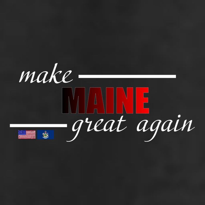 Make Maine Great Again 7 Panel Mesh Trucker Snapback Hat