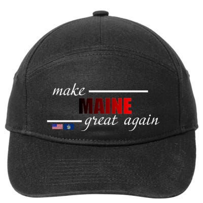 Make Maine Great Again 7-Panel Snapback Hat