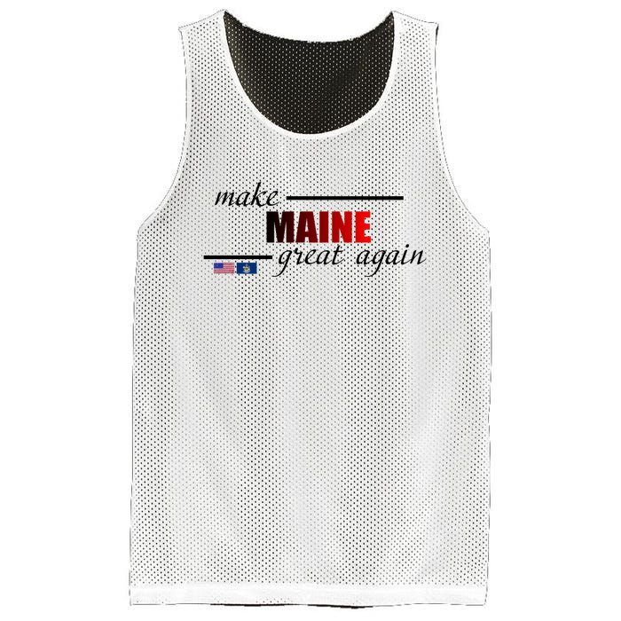 Make Maine Great Again Mesh Reversible Basketball Jersey Tank