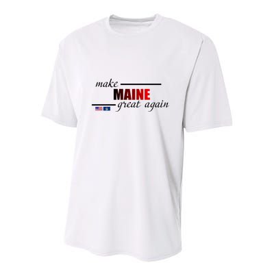 Make Maine Great Again Youth Performance Sprint T-Shirt