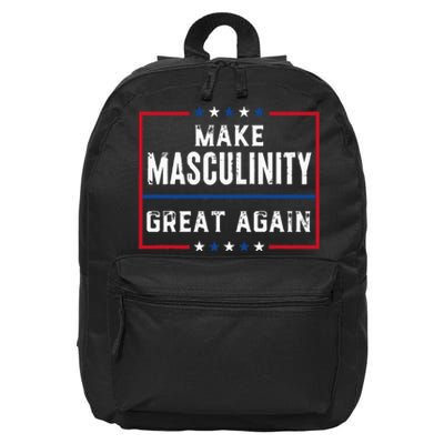 Make Masculinity Great Again 16 in Basic Backpack