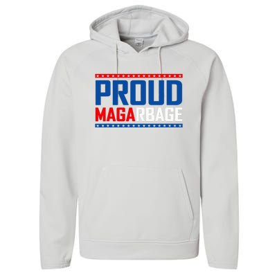 Mgga Make Garbage Great Again Trump Supporters 2024 Performance Fleece Hoodie