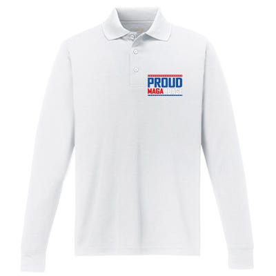 Mgga Make Garbage Great Again Trump Supporters 2024 Performance Long Sleeve Polo