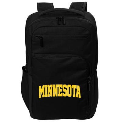 Minnesota Maroon Gold Throwback Impact Tech Backpack