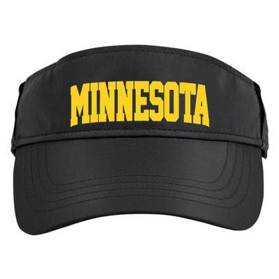 Minnesota Maroon Gold Throwback Adult Drive Performance Visor