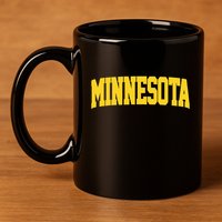 Minnesota Maroon Gold Throwback 11oz C Handle Ceramic Mug