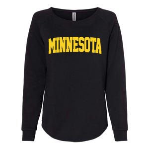 Minnesota Maroon Gold Throwback Womens California Wash Sweatshirt