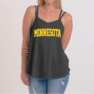 Minnesota Maroon Gold Throwback Women's Strappy Tank