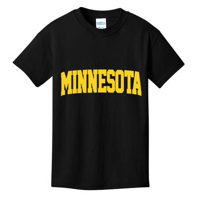 Minnesota Maroon Gold Throwback Kids T-Shirt