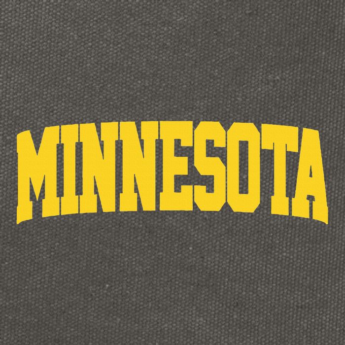 Minnesota Maroon Gold Throwback Cotton Canvas Backpack