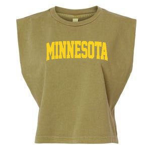 Minnesota Maroon Gold Throwback Garment-Dyed Women's Muscle Tee