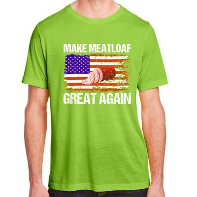 Make Meatloaf Great Again Funny Chef Usa Flag Gift Adult ChromaSoft Performance T-Shirt