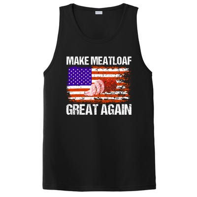 Make Meatloaf Great Again Funny Chef Usa Flag Gift PosiCharge Competitor Tank