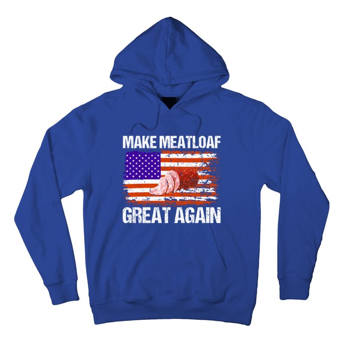 Make Meatloaf Great Again Funny Chef Usa Flag Gift Hoodie