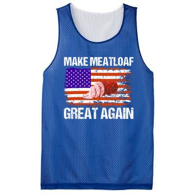 Make Meatloaf Great Again Funny Chef Usa Flag Gift Mesh Reversible Basketball Jersey Tank