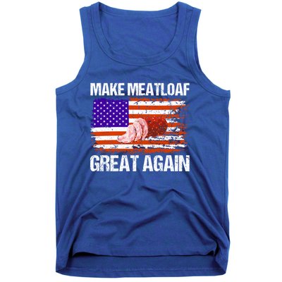 Make Meatloaf Great Again Funny Chef Usa Flag Gift Tank Top