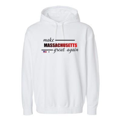 Make Massachusetts Great Again Garment-Dyed Fleece Hoodie