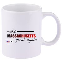 Make Massachusetts Great Again 11oz C Handle Ceramic Mug