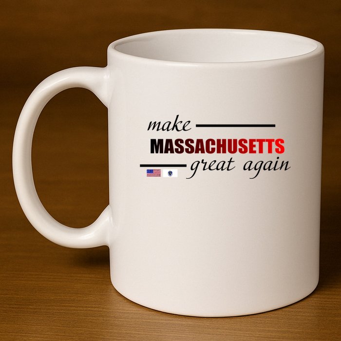 Make Massachusetts Great Again 11oz C Handle Ceramic Mug