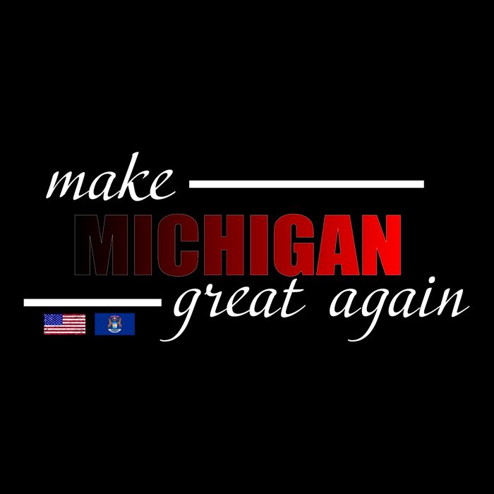Make Michigan Great Again 7-Panel Snapback Hat
