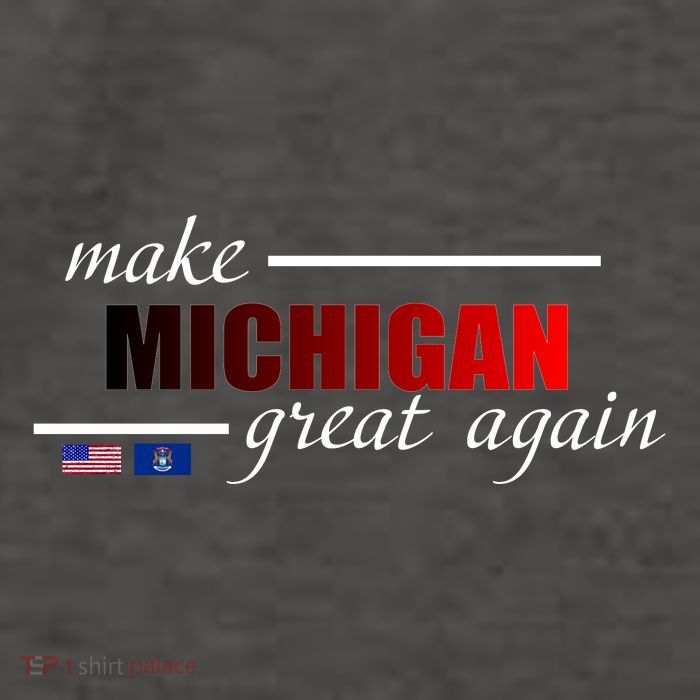 Make Michigan Great Again Vector Backpack