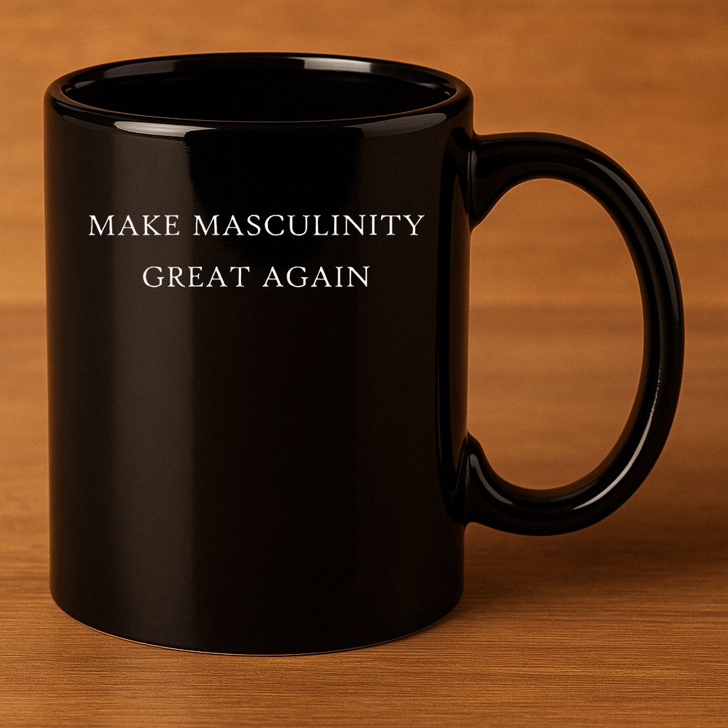 Make Masculinity Great Again Funny Dad Brother Father 11oz C Handle Ceramic Mug