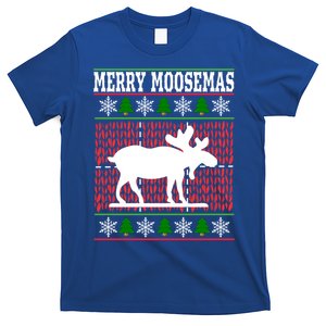 Merry Moosemas Gift Funny Moose Gift Christmas T-Shirt